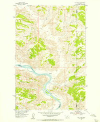 Cow Island 1954 topographic map thumbnail