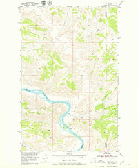 Cow Island 1954 topographic map thumbnail