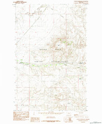 Cowan Reservoir 1984 topographic map thumbnail