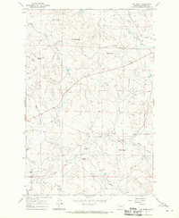 Cox Butte 1967 topographic map thumbnail