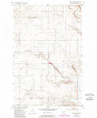 Coyote Coulee 1950 topographic map thumbnail