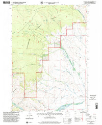 Coyote Creek 1997 topographic map thumbnail