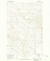 Crane NW 1966 topographic map thumbnail