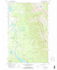 Crater Lake 1964 topographic map thumbnail