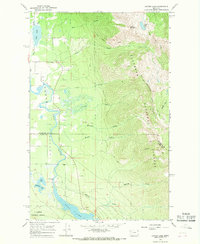 Crater Lake 1964 topographic map preview