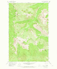 Crescent Cliff 1958 topographic map thumbnail