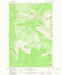 Crescent Cliff 1958 topographic map thumbnail