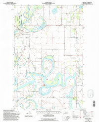 Creston 1994 topographic map thumbnail