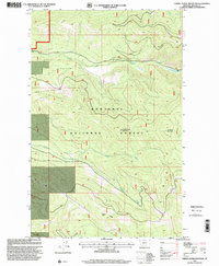 Cripple Horse Mountain 1977 topographic map thumbnail