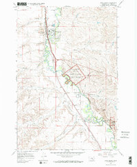 Crow Agency 1967 topographic map thumbnail