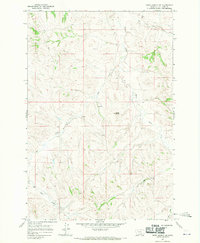 Crow Agency NE 1967 topographic map thumbnail