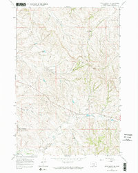 Crow Agency SE 1967 topographic map thumbnail