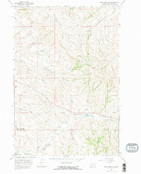 Crow Agency SE 1967 topographic map thumbnail