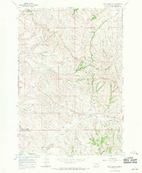 Crow Agency SE 1967 topographic map thumbnail