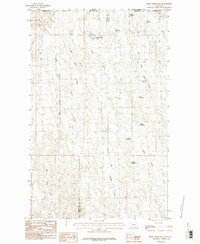 Crow Creek Dam 1984 topographic map preview