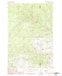 Crow Creek Falls 1985 topographic map thumbnail