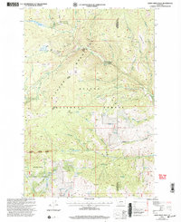 Crow Creek Falls 2001 topographic map thumbnail