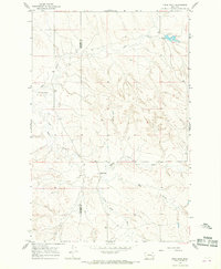 Crow Rock 1965 topographic map thumbnail
