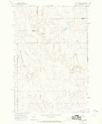 Crow Rock SE 1965 topographic map thumbnail