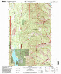 Crowell Mountain 1997 topographic map thumbnail