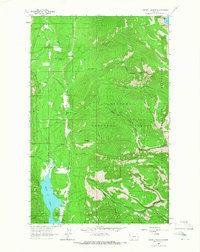 Crowell Mountain 1963 topographic map thumbnail