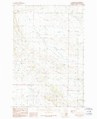Cushman NW 1986 topographic map thumbnail