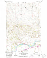 Custer 1960 topographic map thumbnail