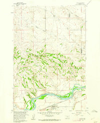 Custer 1960 topographic map thumbnail