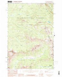 Cutoff Mountain 1987 topographic map thumbnail