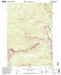Cutoff Mountain 2000 topographic map thumbnail