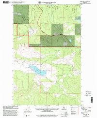 Dahl Lake 1997 topographic map thumbnail