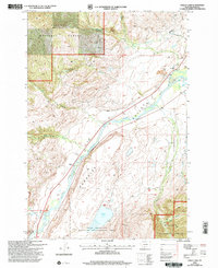 Dailey Lake 2000 topographic map thumbnail