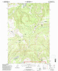Daisy Peak 1995 topographic map thumbnail