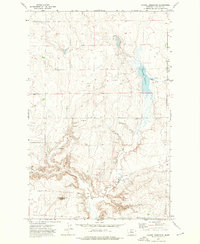 Dammel Reservoir 1972 topographic map thumbnail