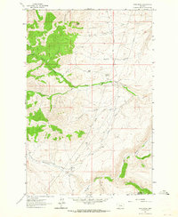 Dana Ranch 1961 topographic map thumbnail