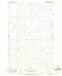 Darby Buttes 1965 topographic map thumbnail