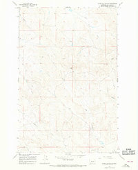 Darby Buttes SW 1965 topographic map thumbnail