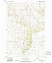Davis Creek East 1979 topographic map thumbnail