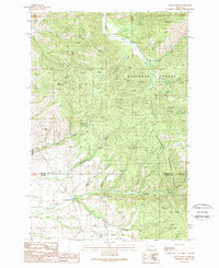 Davis Point 1989 topographic map thumbnail