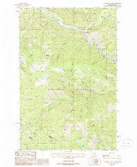 De Borgia South 1988 topographic map thumbnail