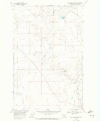 Dead Indian Spring 1968 topographic map thumbnail
