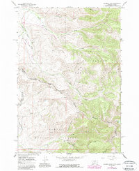 Deadman Pass 1965 topographic map thumbnail