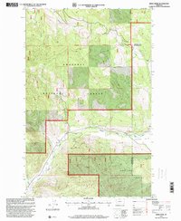 Deer Creek 1997 topographic map thumbnail