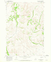 Deep Creek SE 1967 topographic map thumbnail