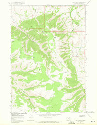 Deep Creek SW 1967 topographic map thumbnail