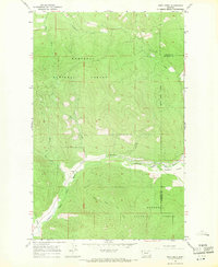 Deer Creek 1966 topographic map thumbnail