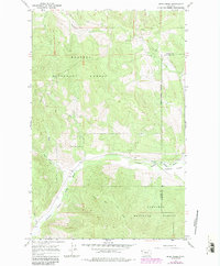Deer Creek 1966 topographic map thumbnail