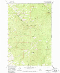 Deer Mountain 1964 topographic map thumbnail