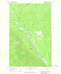 Demers Ridge 1966 topographic map thumbnail