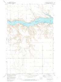Denson Ranch 1970 topographic map thumbnail